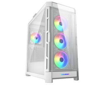 Cougar COUGAR Duoface Pro ARGB midi stolp, bela