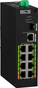 slomart BCS BCS-L-SP08E01G-1SFP(2) omrežni stikalo, 8x PoE, 1x SFP, 120W