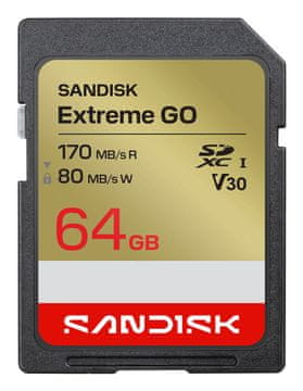 SanDisk SanDisk Extreme GO SDXC UHS-I, 64 GB