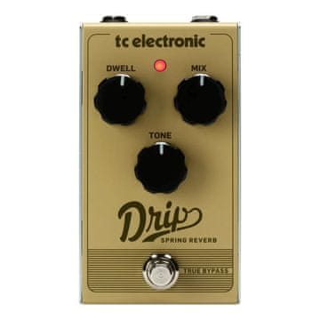 slomart TC Electronic Drip Spring Reverb kitara efekt pedala, Beige