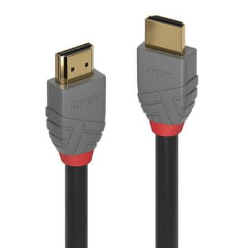 Lindy Lindy Anthra Line HDMI kabel 15m, siv/črn