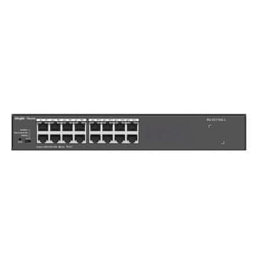 Rui Ruijie Networks RG-ES116G-L mrežni preklopnik L2 Gigabit Ethernet, črn