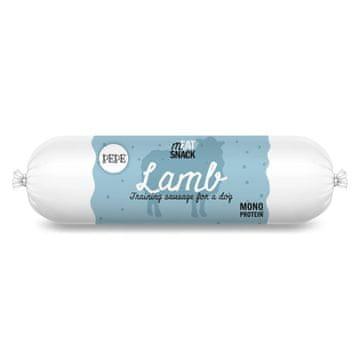 Paka Zwierzaka PZW Pasažier Pepe klobasa/jagnjetina - pasja poslastica, 200g