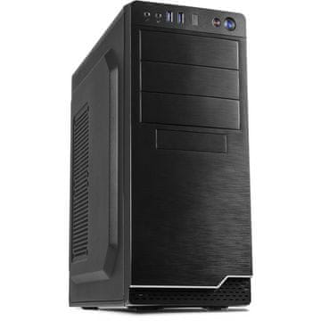 PC Inter-Tech IT-5916 PC ohišje ATX/micro ATX, črno