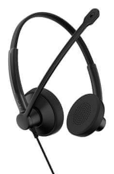 EOS EOS Slušalke 1001421, naglavne, pisarniške, USB-C/USB-A, črne
