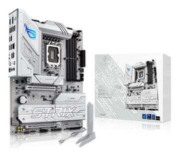 slomart ASUS ROG STRIX B860-A GAMING WIFI ATX matična plošča, Intel B860, LGA 1851 (Socket V1), bela