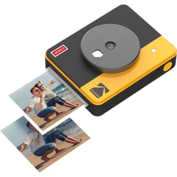 Kodak Kodak Mini Shot Combo 3 Retro instant kamera in tiskalnik, 76.2 x 76.2 mm, CMOS, rumena