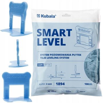Kubala Kubala sponke za nivelirni sistem 3 mm 100 kosov 1894