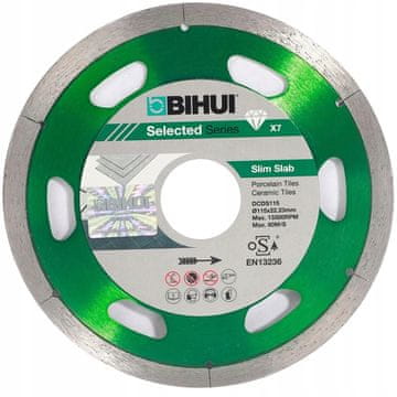 shumee Bihui segmentirani disk ZA rezanje ploščic ozek 115 mm DCDS115