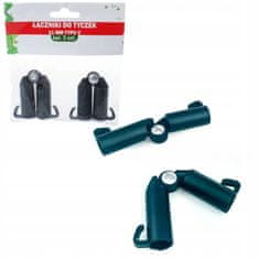 GARDEN LINE Gardenline komplet 2 konektorjev za V-stebre 11 mm EVA8143