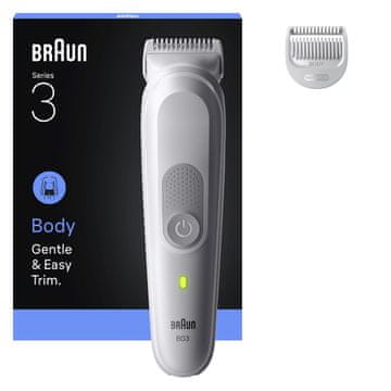 slomart Braun Series 3 80789709 Urejevalnik za Telo, Svetlo Siva