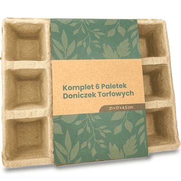 KOMPLET 6 ŠOTNIH LONČKOV - 21x17x4,5 CM EDA3227