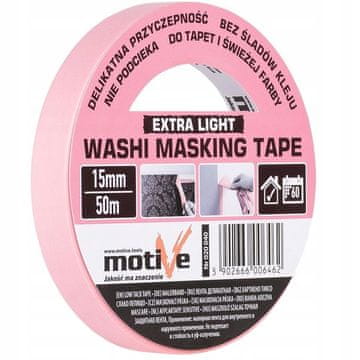shumee Motive washi maskirni trak ekstra lahek 15mm/50m 020 040