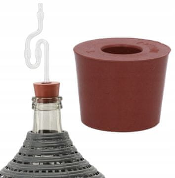 GARDEN LINE Gumijasti čep Gardenline z luknjo NR3 SOCH70