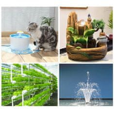 VODNA ČRPALKA ZA AKVARIJ 450L/H TIHA UČINKOVITA UNIVERZALNA POTOPNA MALA