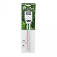 Bradas Vrtni meter s 3 funkcijami - kvadratna bela črta Bradas 8625