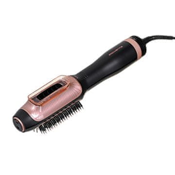 slomart Rowenta CF9840F0 vroča krtača za oblikovanje las, črna/bakrena