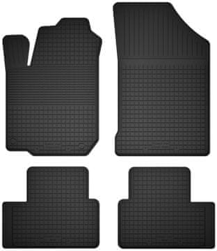 Gumijaste avtotesnilne preproge, komplet 4 kosov, univerzalne za: Citroen C3 II kombilimuzina (2009-2016)