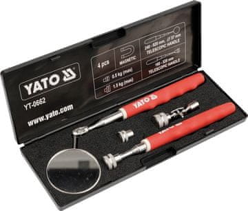 YATO YT-0662 komplet YATO inšpekcijskega ogledala + prijemala