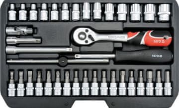 YATO Komplet orodij 1/4", 38 kosov, YT-14471, Yato