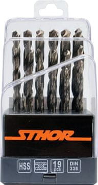 Sthor Svedri za kovino HSS 1-10 mm 19 kosov 21999 sthor
