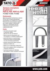 YATO notranja vzmet za upogibanje cevi PEX-AL-PEX 25/26 mm YT-21852 yato