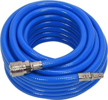 YATO Pnevmatska cev, ojačana s PVC-jem, 8 mm x 10 m s hitrimi priključki / YT-24220 / yato
