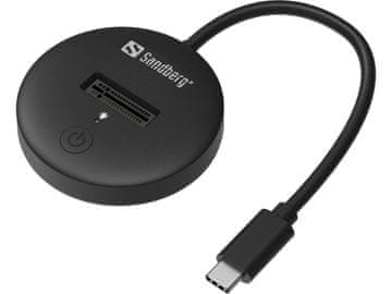 Sandberg Priklopna postaja Sandberg USB 3.2 za M.2+NVMe SSD, 136-47