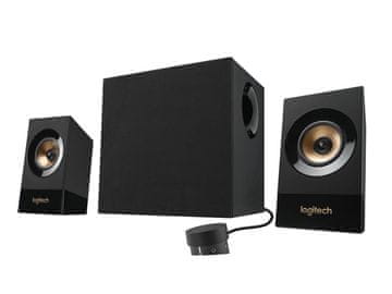 shumee Logitech Z533 multimedijski zvočniki 2.1, 60 W, črni, 55–20000 Hz, 980-001054