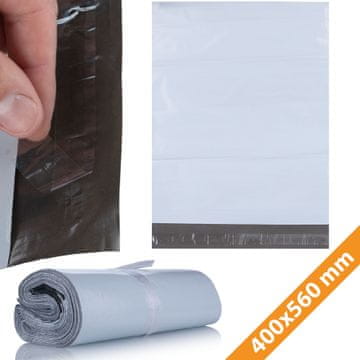 Rosfix Beli poliestrski paketi za pošiljanje 400x560mm 100 kosov.