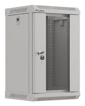 Lanberg Lanberg WF11-3309-10S Rack omara 9U stenska, s steklenimi vrati, siva