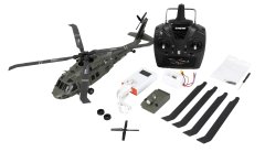 BLACK UH60 Black Hawk Marine helikopter RTF, 6G/3D, 1:47, temno zelen