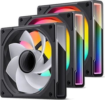 slomart Jonsbo ZK-120BR A-RGB hlajevalni ventilator, 3 kos