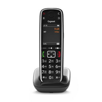 slomart Brezžični telefon GIS Gigaset E720, črn