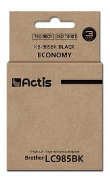 ACS Actis KB-985Bk kartuša (nadomestna za Brother LC985BK; Standard; 28,5 ml; črna) (ACS)