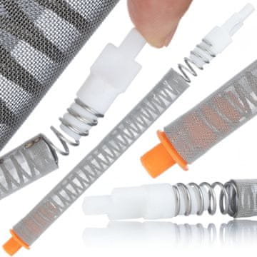 Prstni filter FTX 100 mesh, rdeč, za brizgalke barve Graco / Airlessco