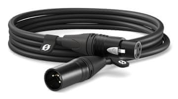 slomart RØDE XLR3M avdio priključni kabel 3 m, črn