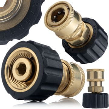 Rosfix Adapter/priključek M22 za priključitev dodatne opreme s hitrim priključkom 1/4" na Kärcher M22 (1/4QRC-M22*1,5)
