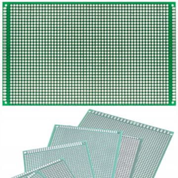 Dvostranska univerzalna prototipna tiskana vezja 90 x 150 mm (zelena)