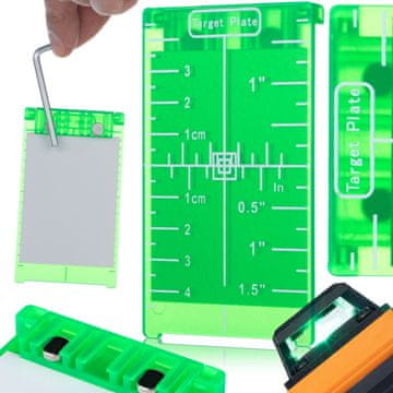 Rosfix Zelena številčnica za odčitavanje meritve laserskega nivelirja