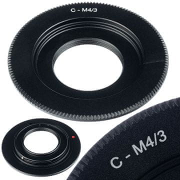 Rosfix Adapter C-Mount - Micro 4/3 C M4/3 za fotoaparate Olympus / Panasonic