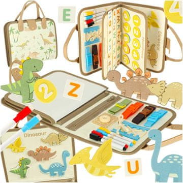 Northix Montessori igrača manipulativna knjiga