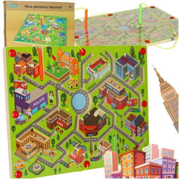 Northix Magnetna igra maze balls city