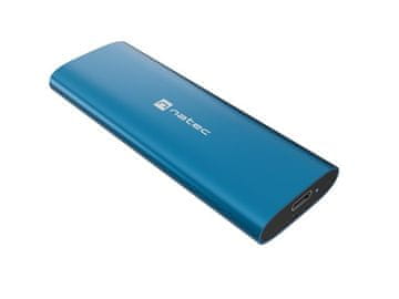 NATEC RHINO M.2 NVME LITE zunanji SSD disk, USB-C 3.2 Gen 2, modra (NAT)