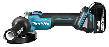 MAK Makita DGA504RTJ kotni brusilnik 12,5 cm 8500 RPM, črna/modra