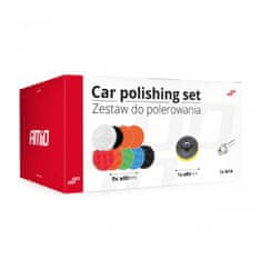 AMIO Komplet polirnih gobic, 9-delne polirne gobice + 80 mm disk + adapter M14 amio-02647