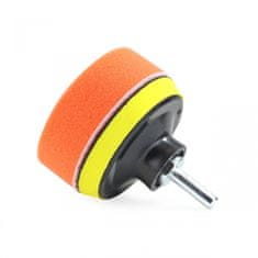AMIO Komplet polirnih gobic, 9-delne polirne gobice + 80 mm disk + adapter M14 amio-02647
