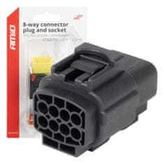 AMIO Komplet vodoodpornih električnih konektorjev 8 PIN 2,2 mm amio-04350