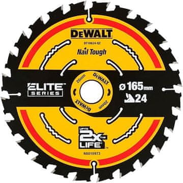 shumee Dewalt list za potopno žago 165 mm x 24 zv x 2,0 mm + 5`