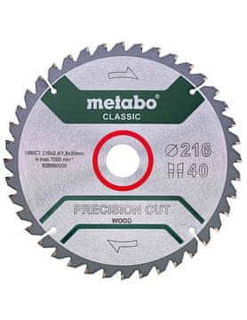 shumee Krožni žagin list s karbidno konico za les HW CT 216x30mm 40-zobni